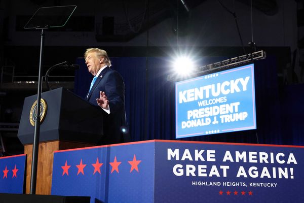 Trump campaign speech stopped cold by another red state protester