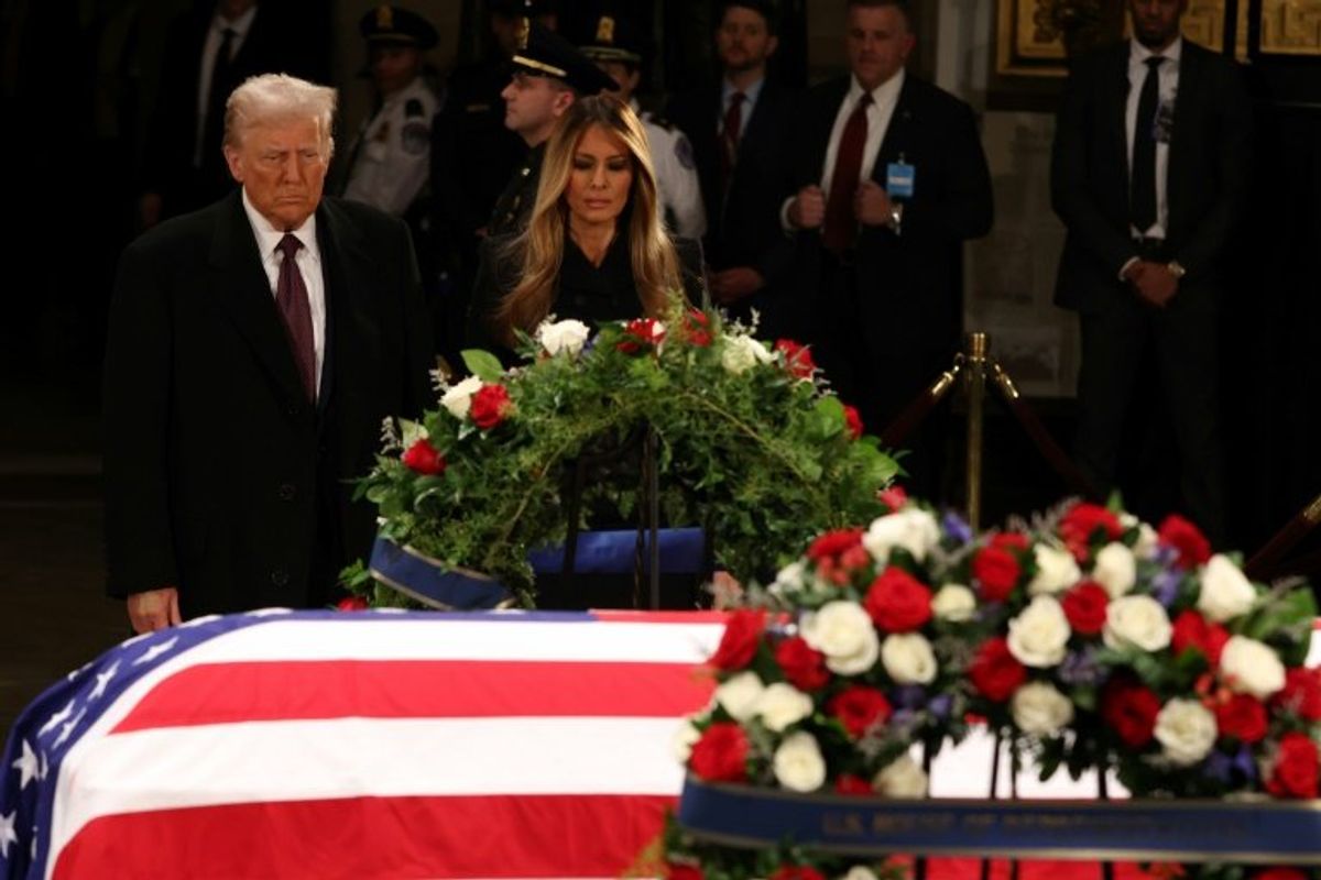 Trump pays respects to late US president Jimmy Carter
