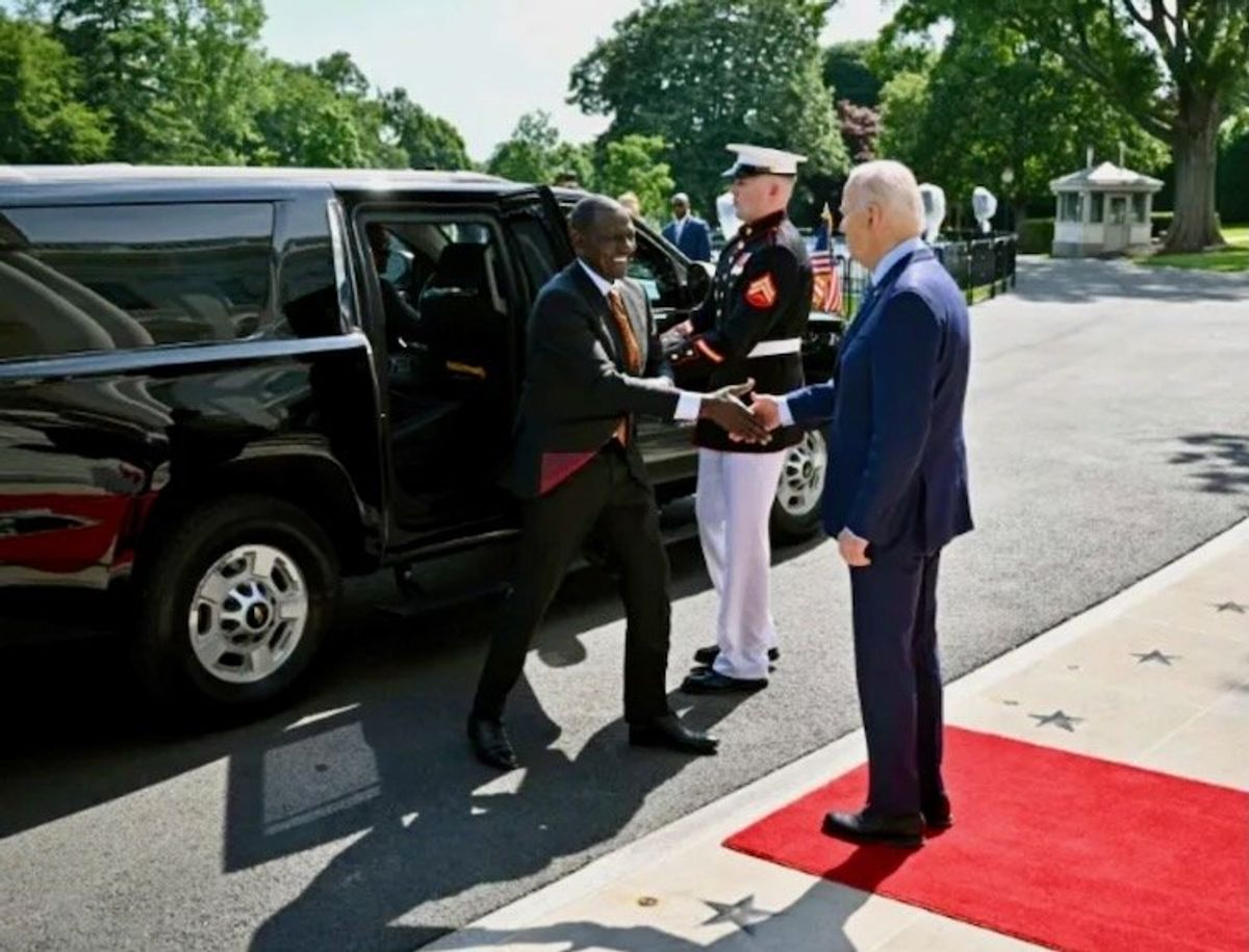 Biden fetes Kenyan leader as Africa competition grows
