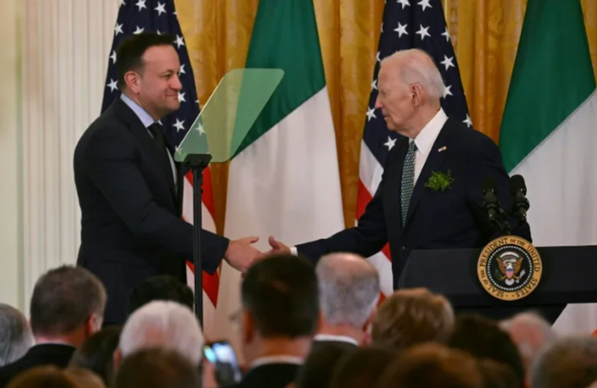 Palestinians 'need the bombs to stop,' Irish PM says at White House