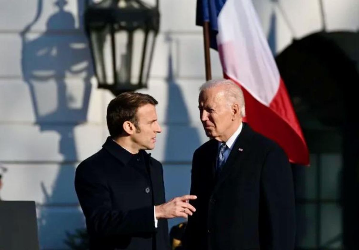 Biden, Macron pledge 'unwavering' alliance, but trade dispute looms