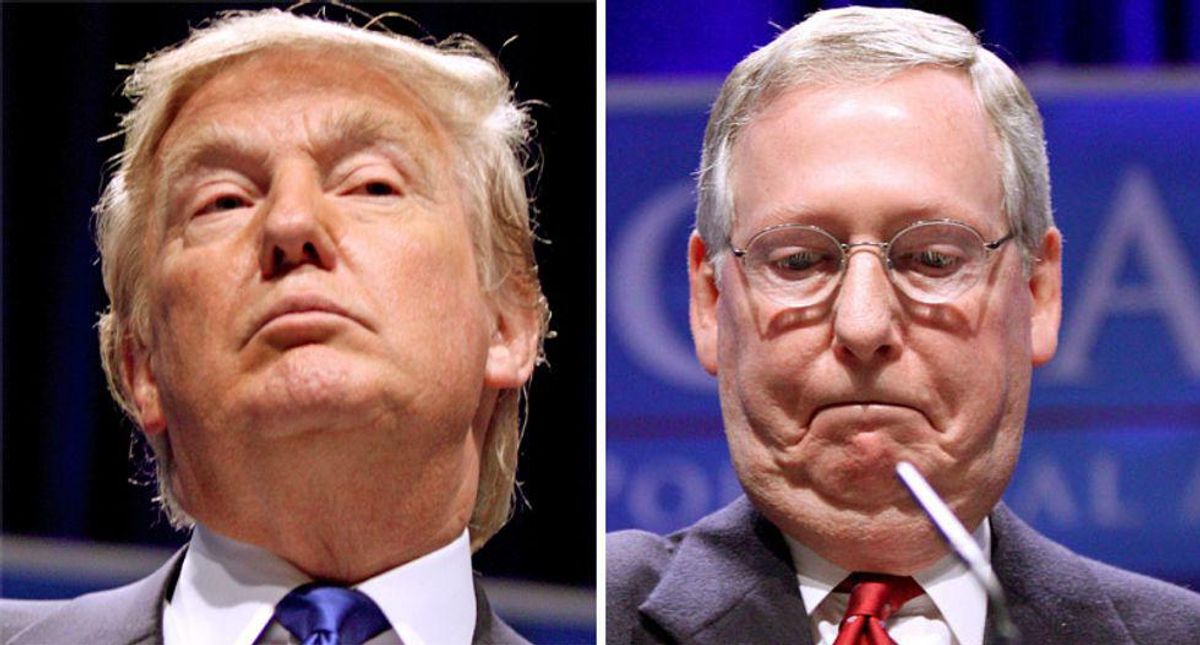 Trump bitterly attacks 'Old Crow' Mitch McConnell for passing Biden's infrastructure bill