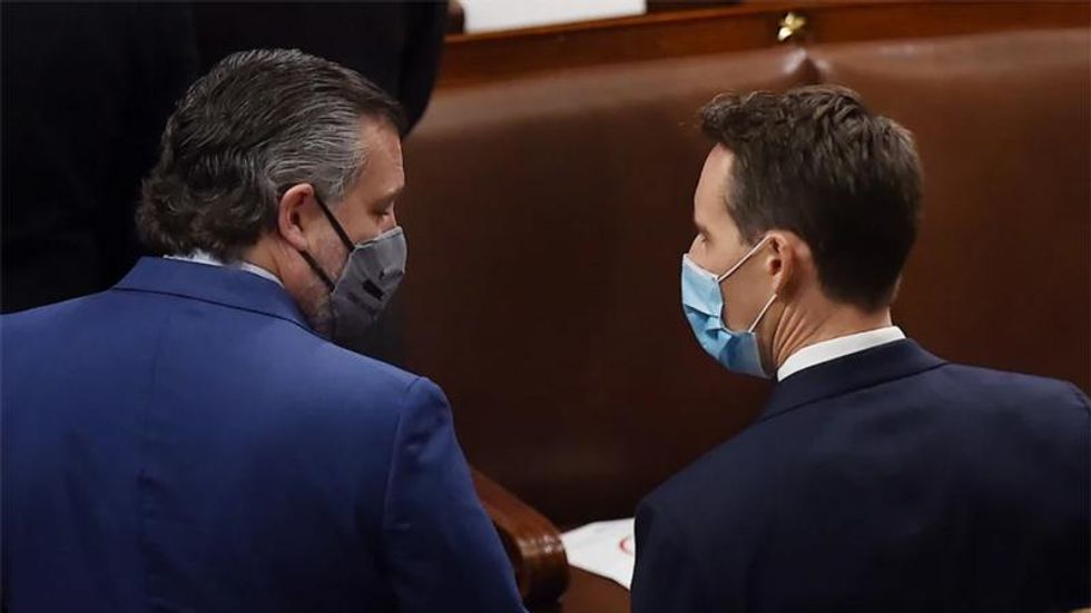 WATCH: Viral video calls for GOP senators to be prosecuted for 'aiding and abetting acts of terrorism'