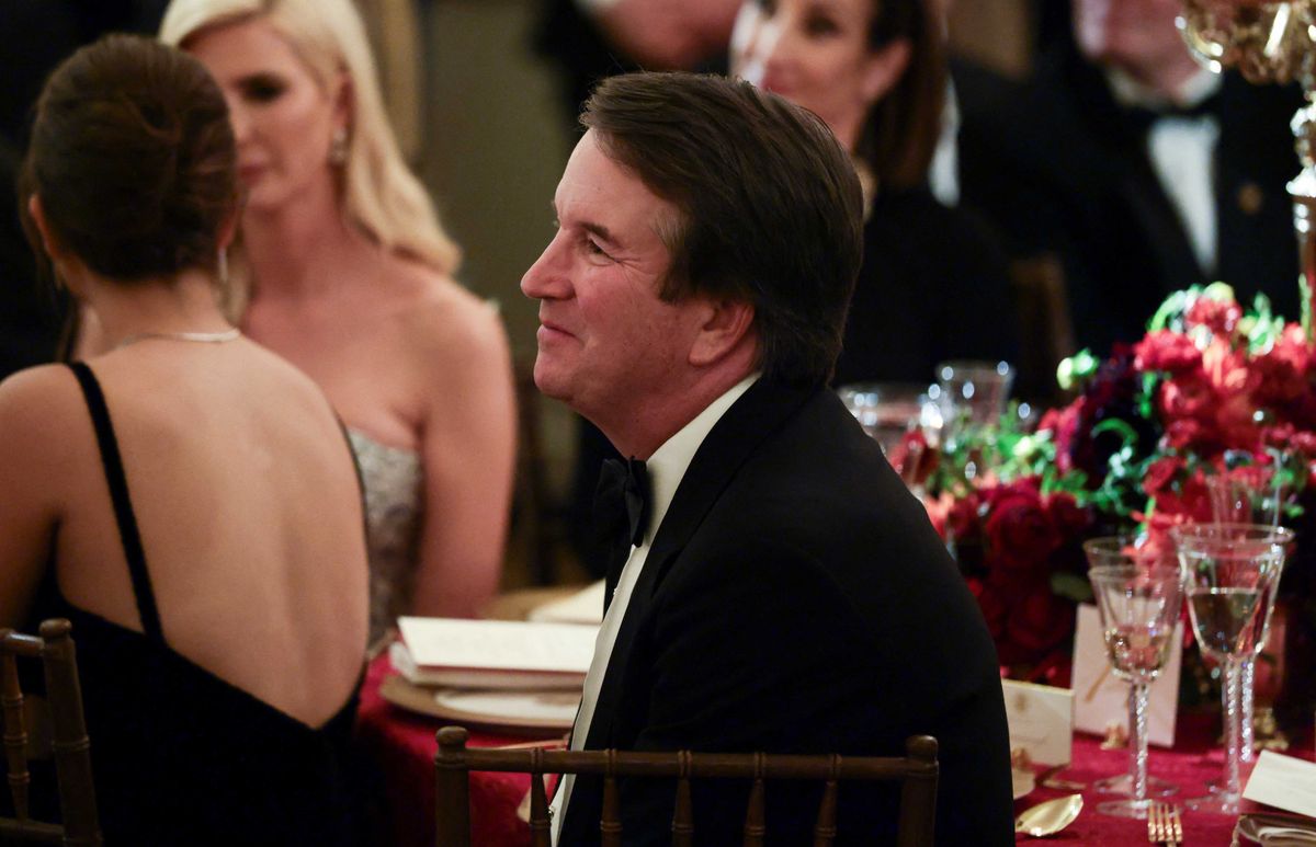 Gasps as only conservative Supreme Court justices attend Trump's state dinner