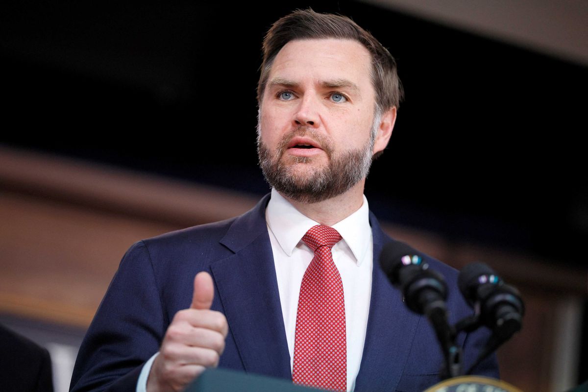 JD Vance laughs painfully after MAGA reporter blindsides him with 'Trump TV' question