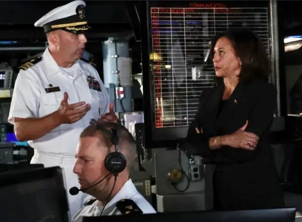 US will operate 'undaunted, unafraid' in Taiwan Strait: VP Harris