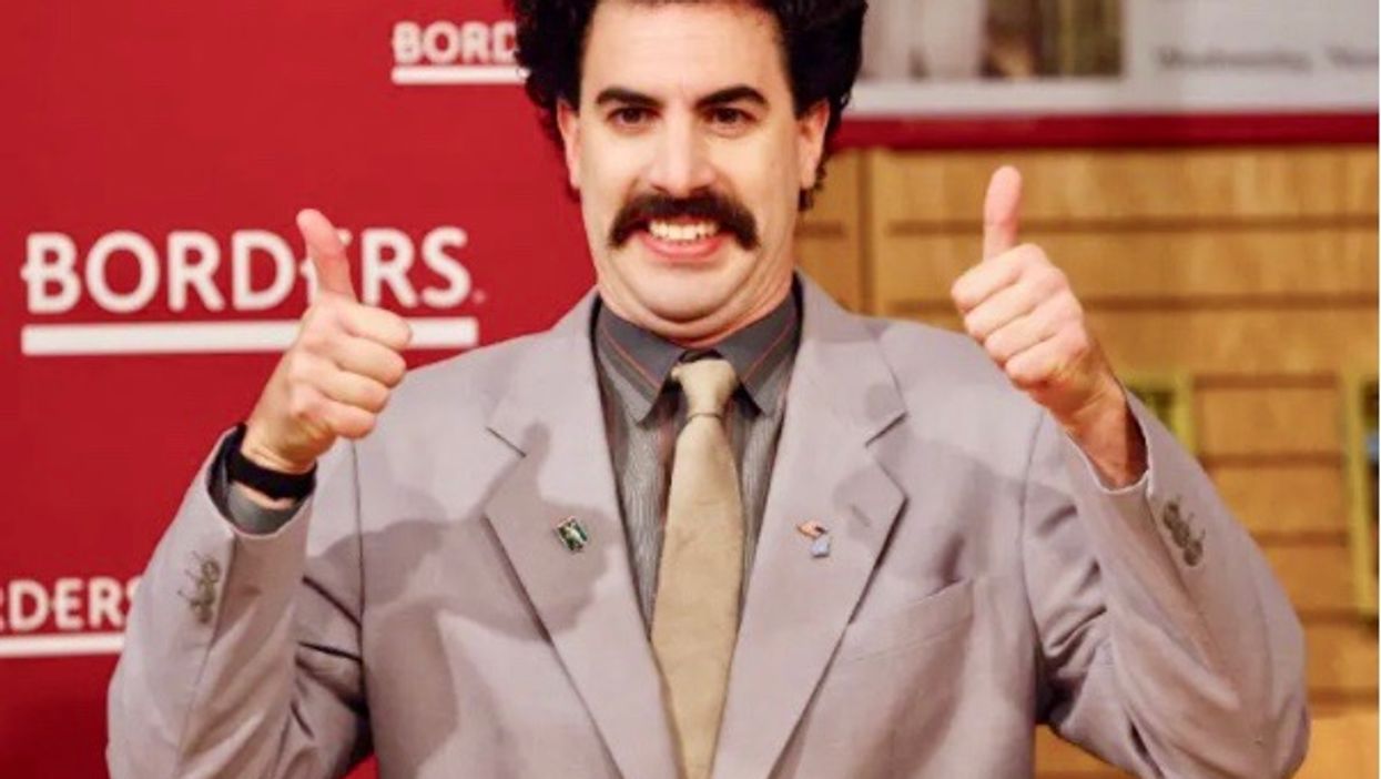 Watch Sacha Baron Cohen flee a 'violent situation' in new 'Borat' specials