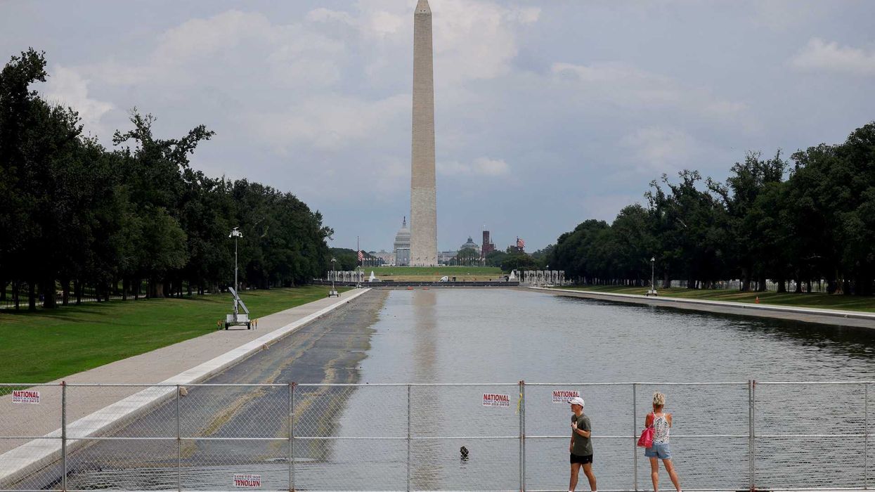 Drained Reflecting Pool probed by investigators as Trump 'gash' claim in doubt