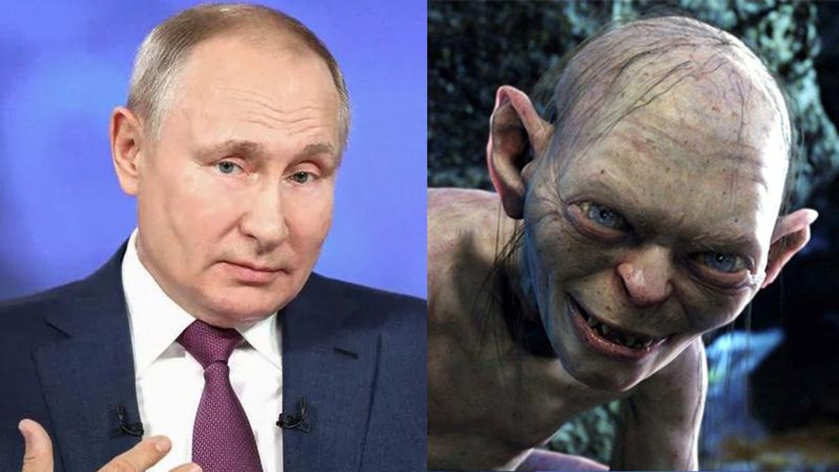 Vladimir Putin and Gollum
