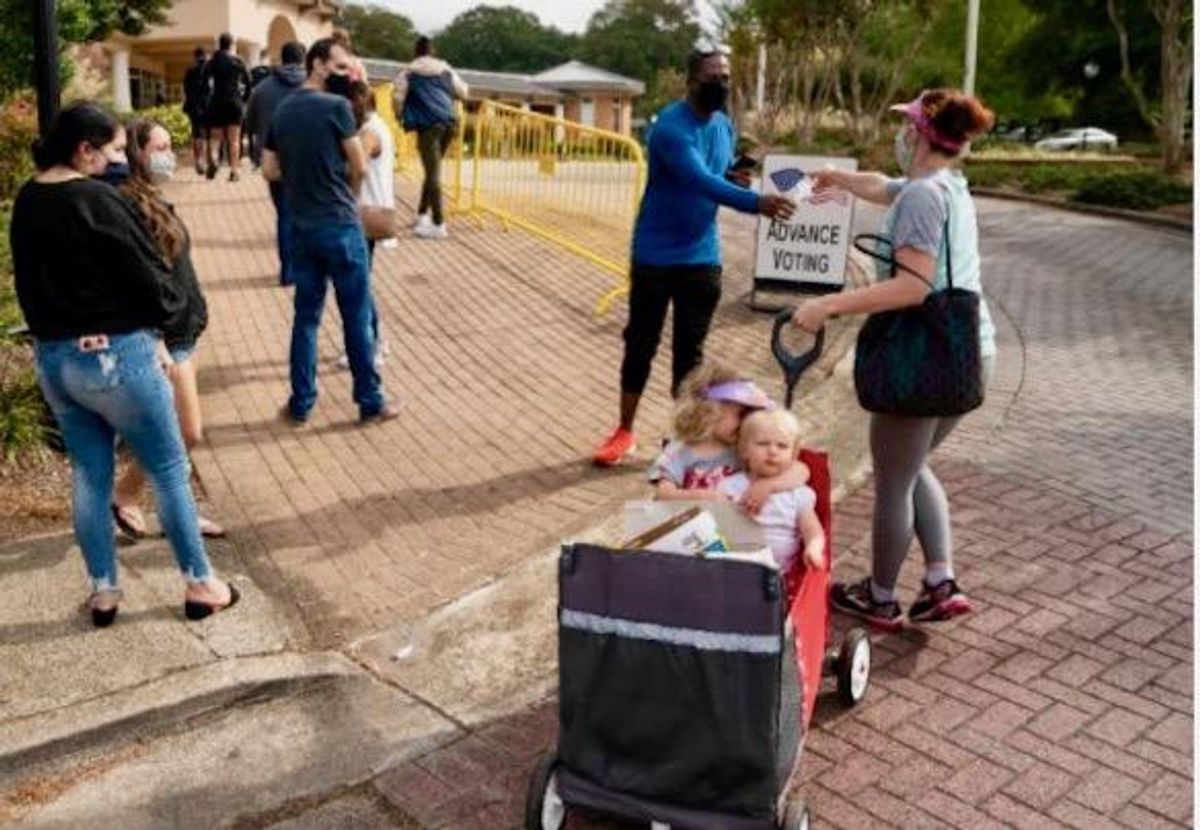 Republicans blasted with allegations of racism for Georgia voter suppression bill