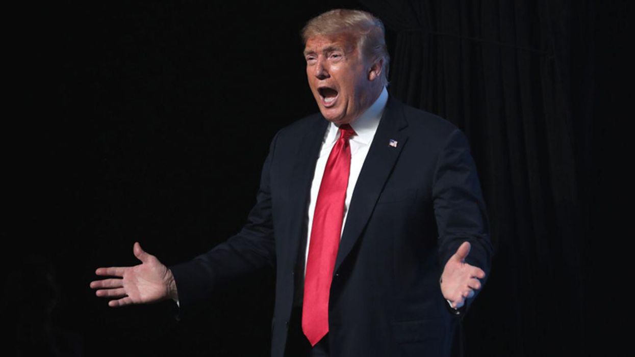 Trump repeats lie about ‘massive voter fraud’ in attempt to defend scamming his supporters