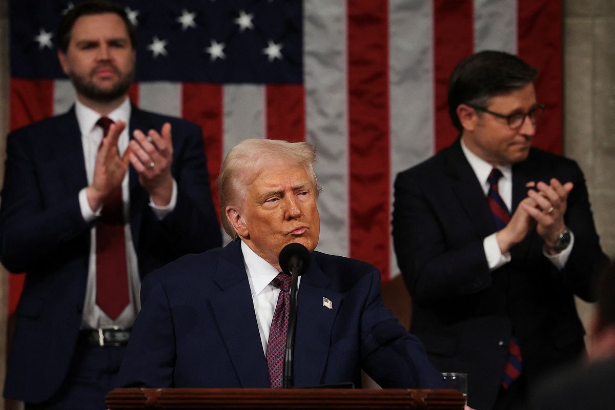 'Shameful': Dem 'walks out' of Trump's address to Congress with profane post