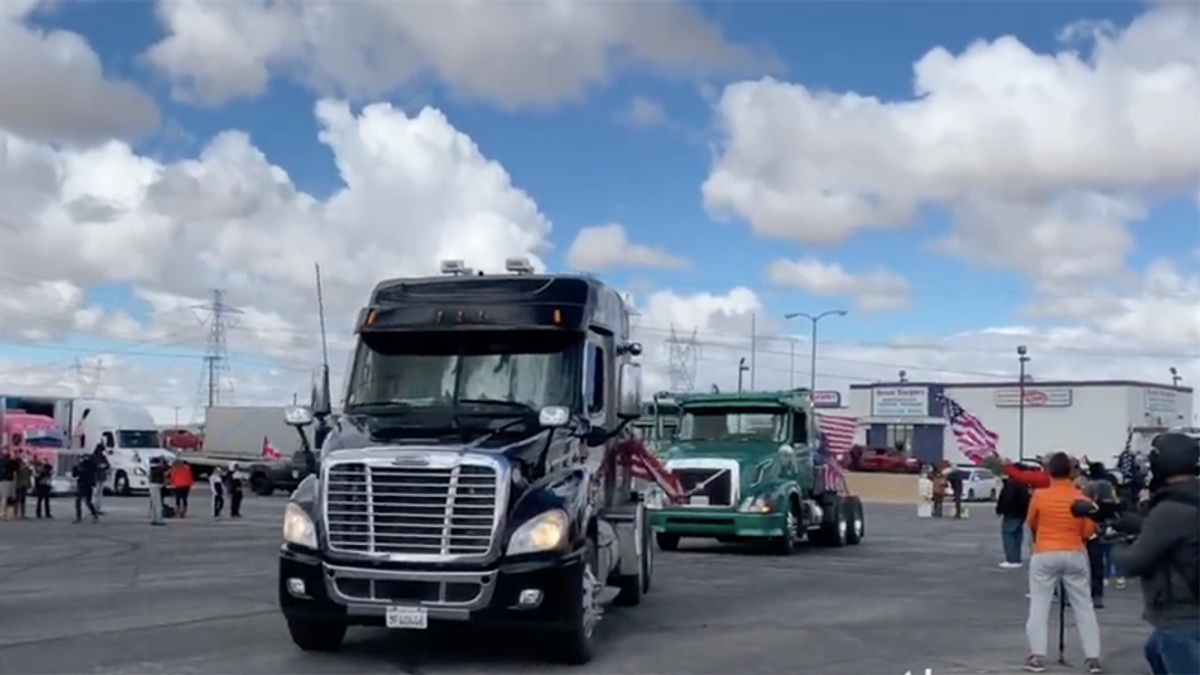 Trucker convoy permit indicates far fewer people will show up