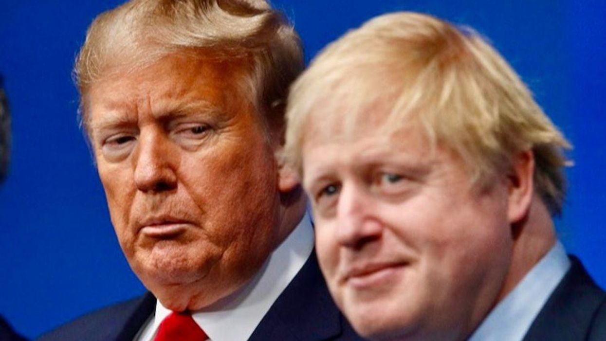 ‘They kill all the birds!’: Trump attacks Boris Johnson for investing in wind turbines