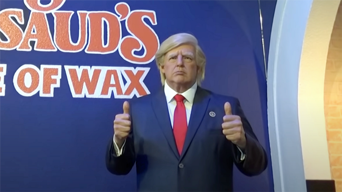 Texas museum forced to put away Trump wax sculpture — because people kept punching it in the face
