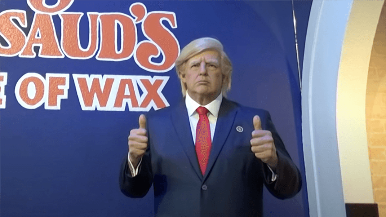 Texas museum forced to put away Trump wax sculpture — because people kept punching it in the face