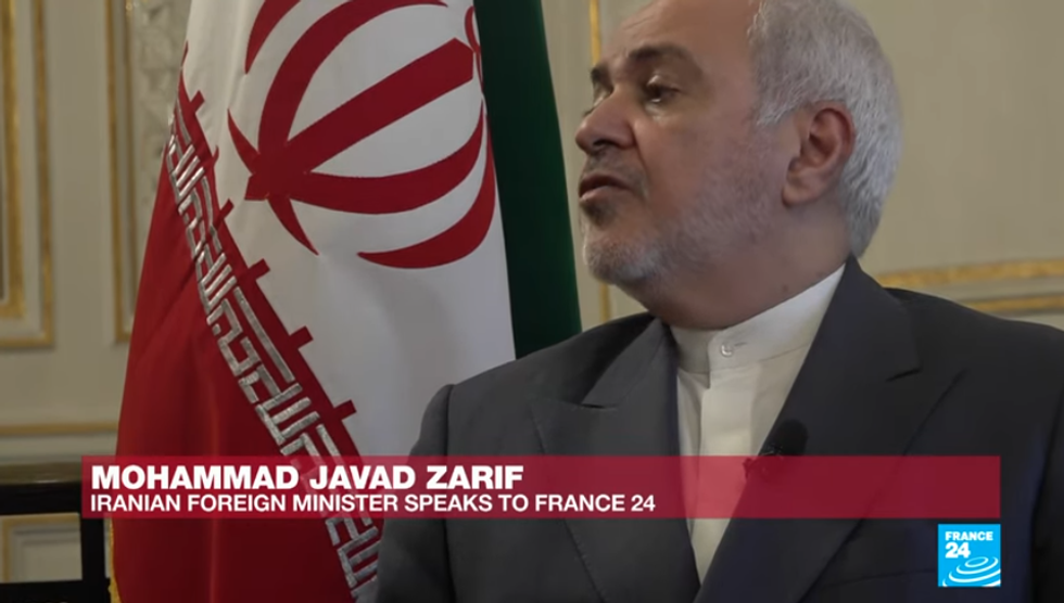 'We're already at war economically,' Iranian Foreign Minister Zarif tells FRANCE 24