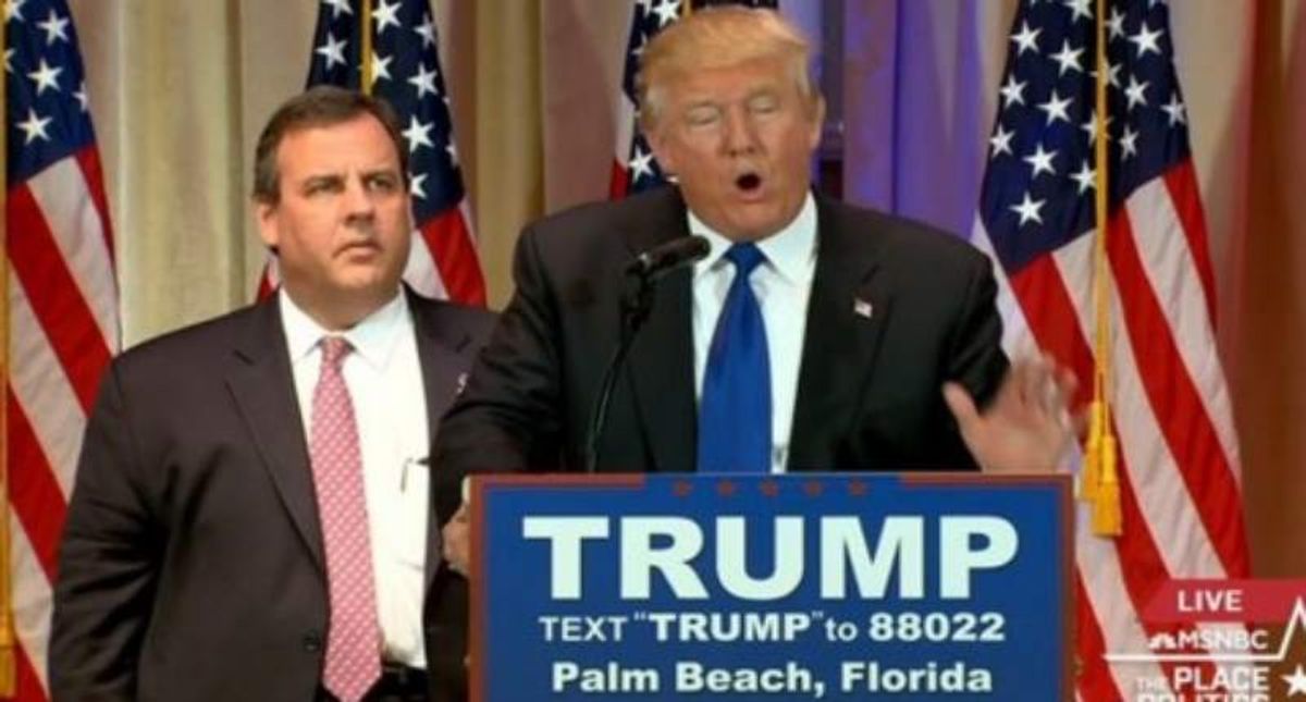 'Knock off some of this crazy stuff': Chris Christie blasts Trump for Senate loss during private speech to GOP group