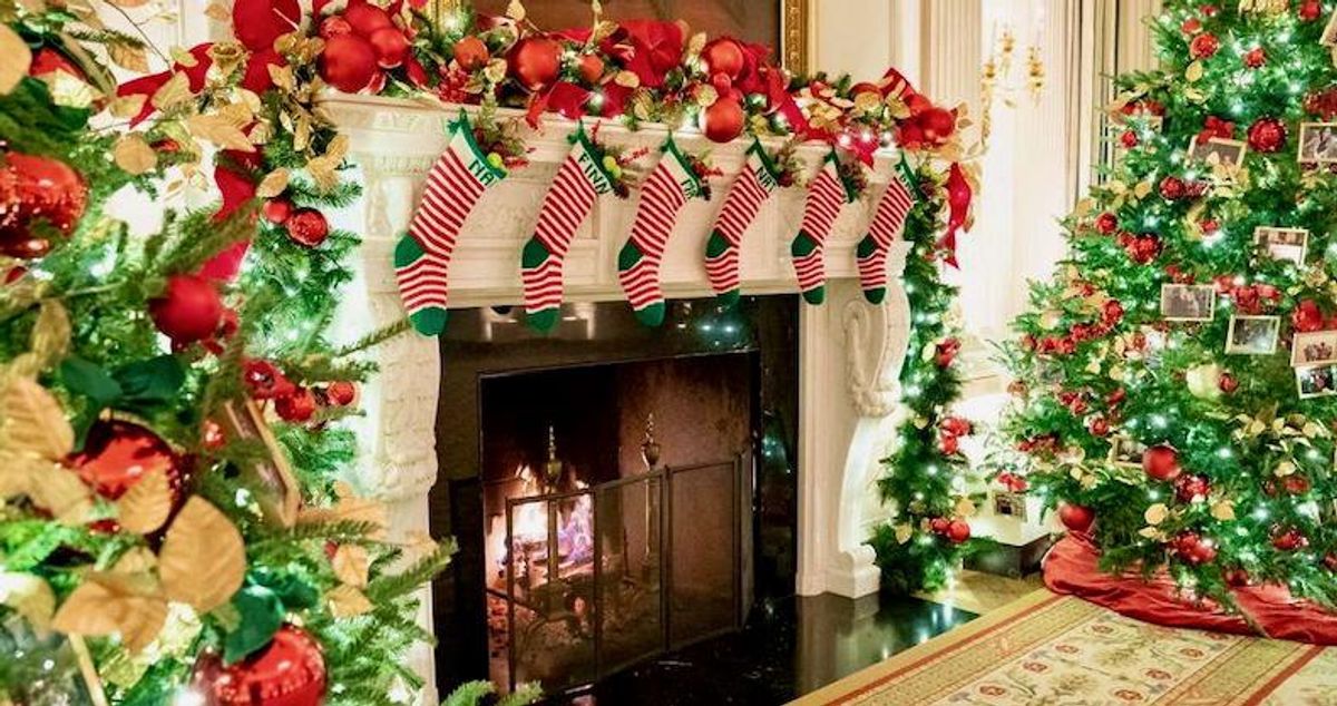 First Lady unveils White House Christmas ‘Gifts from the Heart’ decorations – as some remember ‘creepy’ Trump holidays