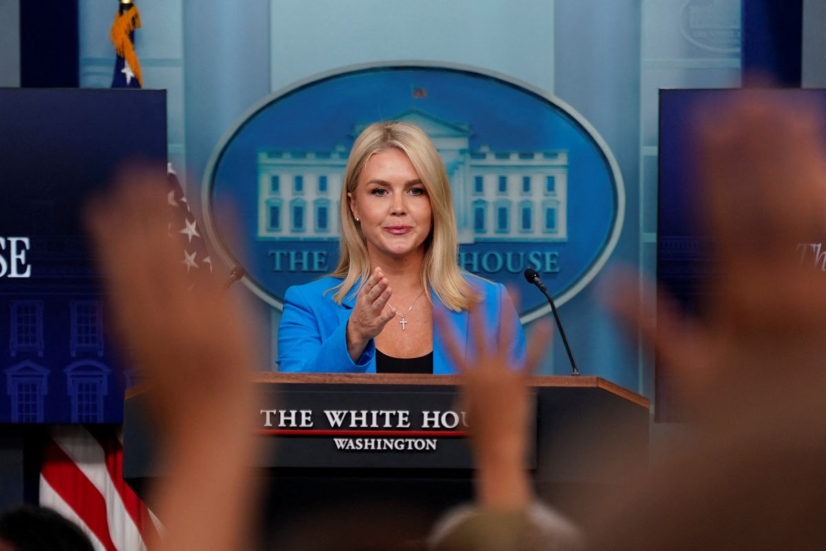 'Are you saying that's appropriate?' Karoline Leavitt snaps at reporter