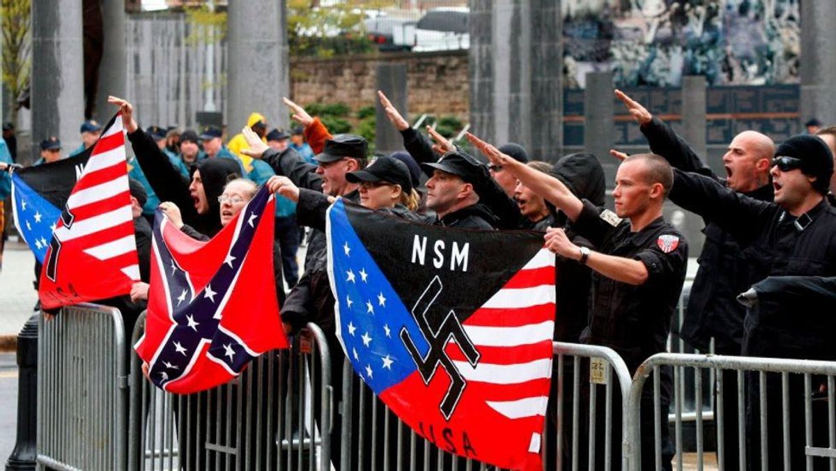 White supremacist propaganda appears around California cities as residents brace for 'White Lives Matter' rally