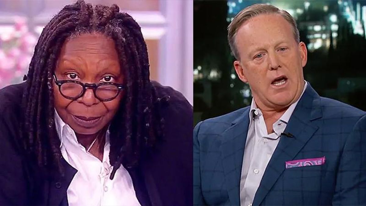 'Get out!' Women of The View tell Sean Spicer to quit complaining and step down from military academy board
