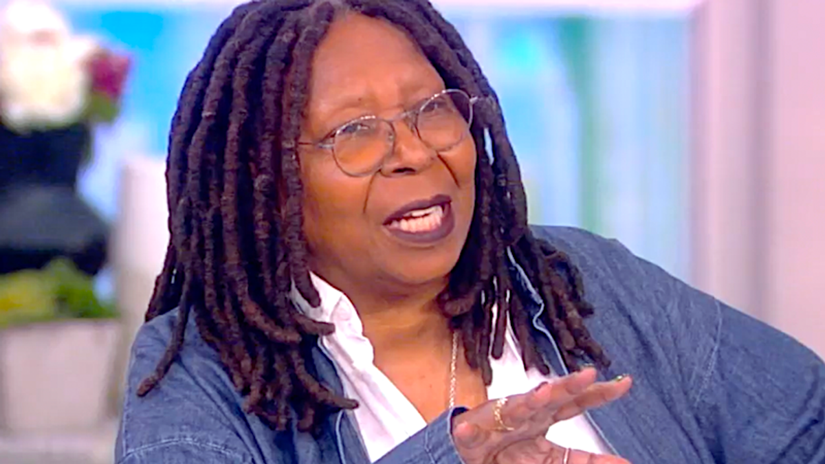 The View's Whoopi scolds conservative co-host for interrupting debate to take a swipe at Gavin Newsom