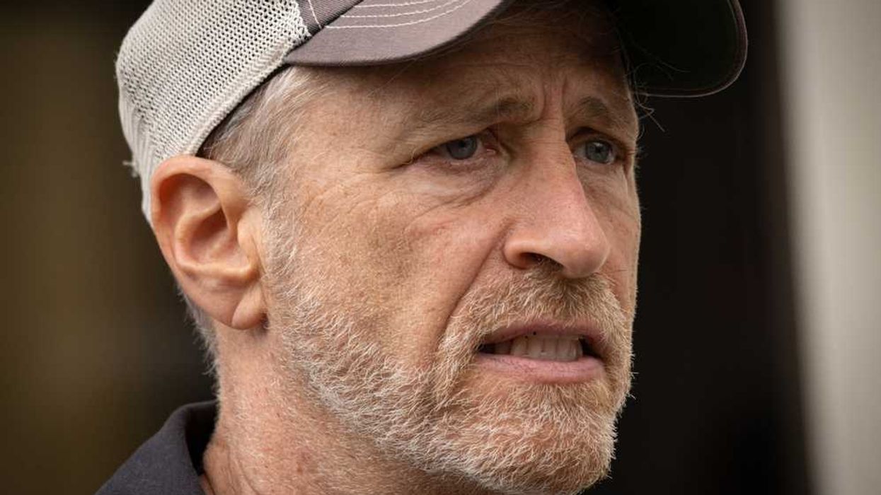 Crowd howls as Jon Stewart begs McConnell not to return in searing roast: 'We're fine!'