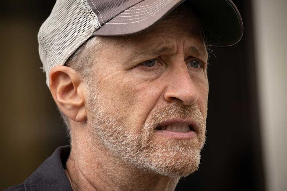 Crowd howls as Jon Stewart begs McConnell not to return in searing roast: 'We're fine!'