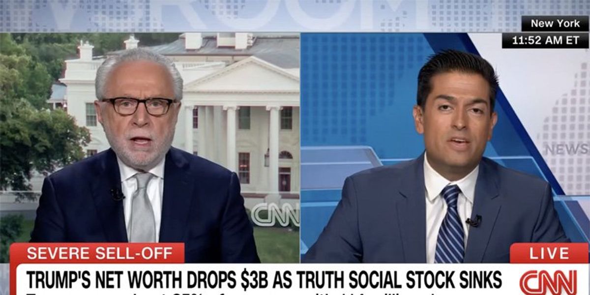 'Look at this live': CNN interrupts broadcast to show Trump Media stock ...