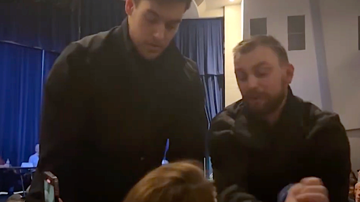 'Foreboding sign': 'Known Democrat' violently hauled out of Idaho GOP meeting