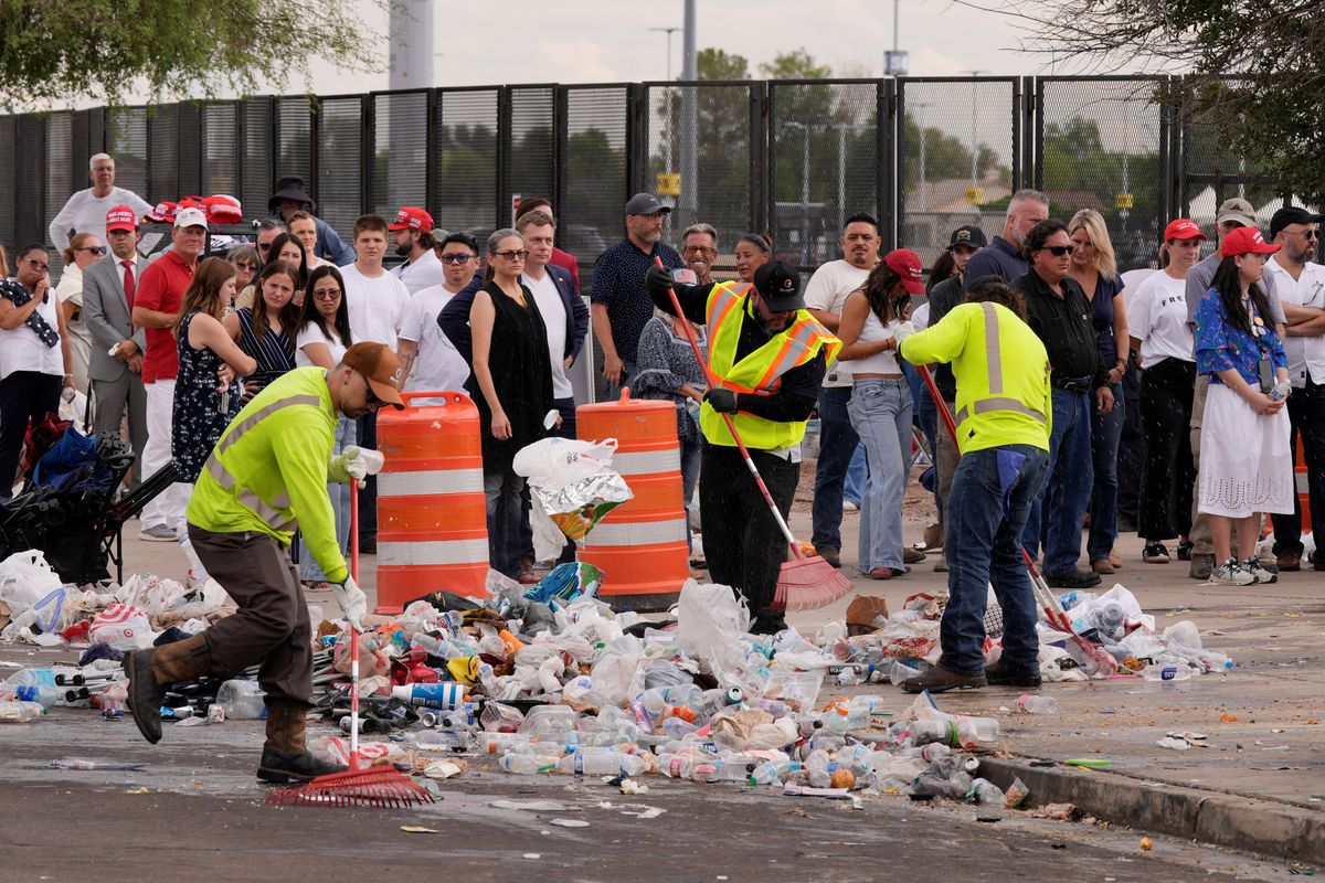 'Goes beyond disrespect': Trash left outside Charlie Kirk memorial has analysts aghast